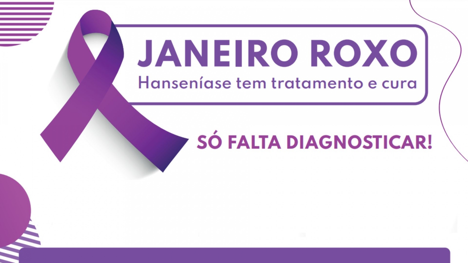 Prefeitura realiza campanha contra Hanseníase durante Janeiro Roxo