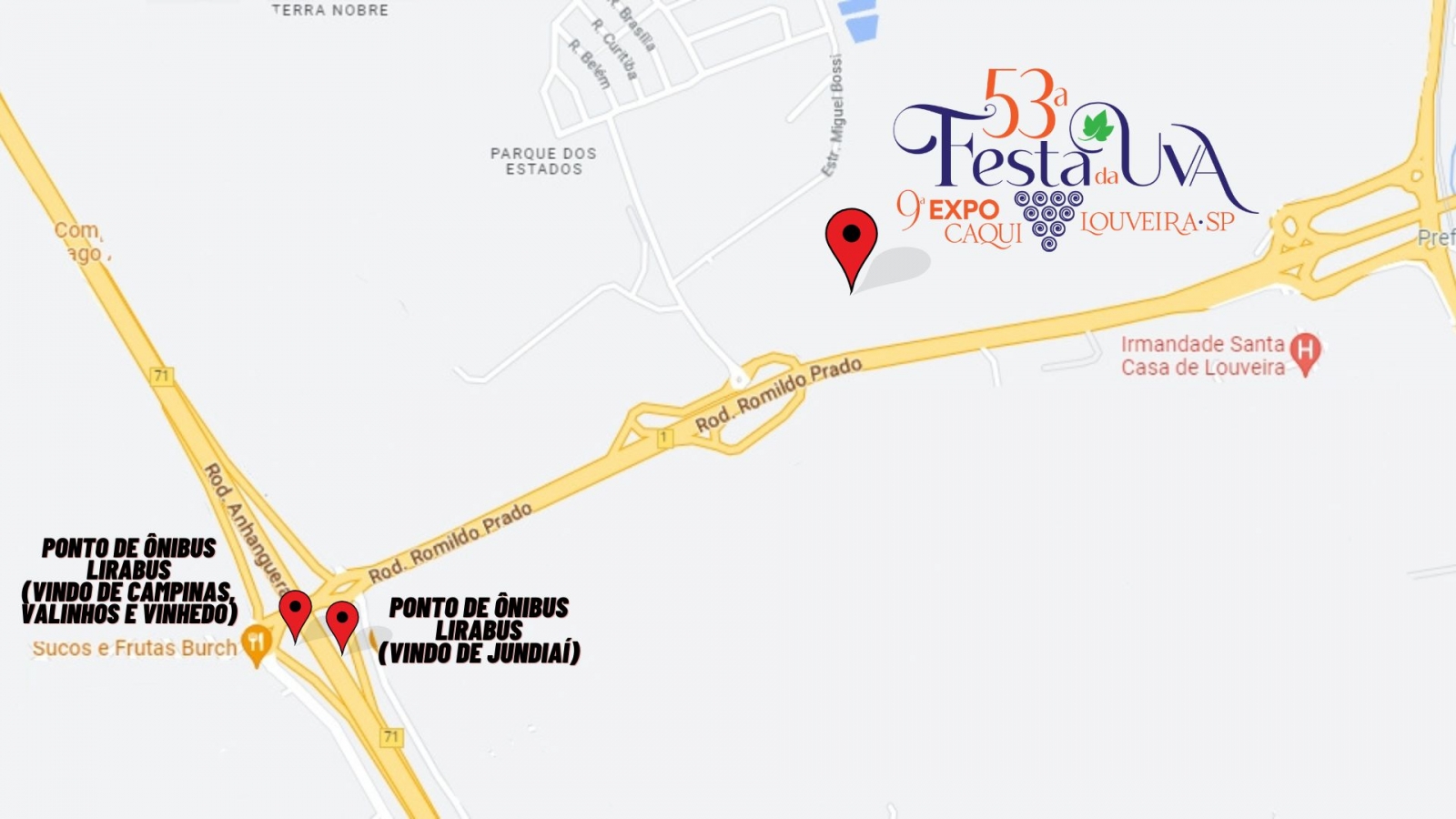 MAPA FESTA DA UVA
