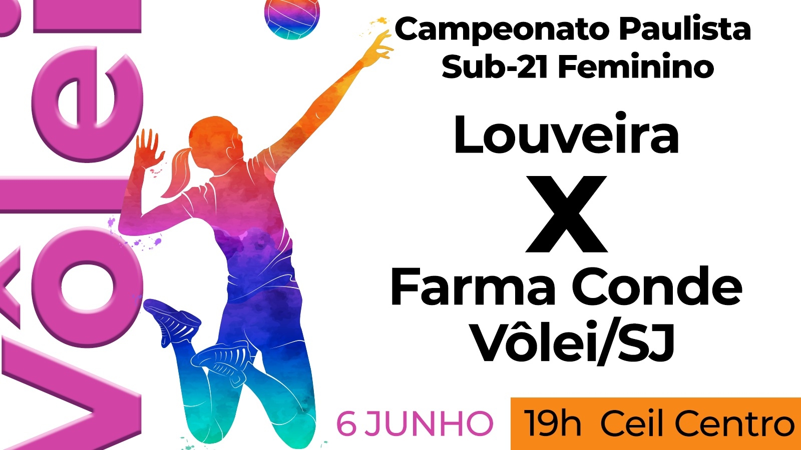 Time de Vôlei feminino de Louveira joga em casa na próxima terça