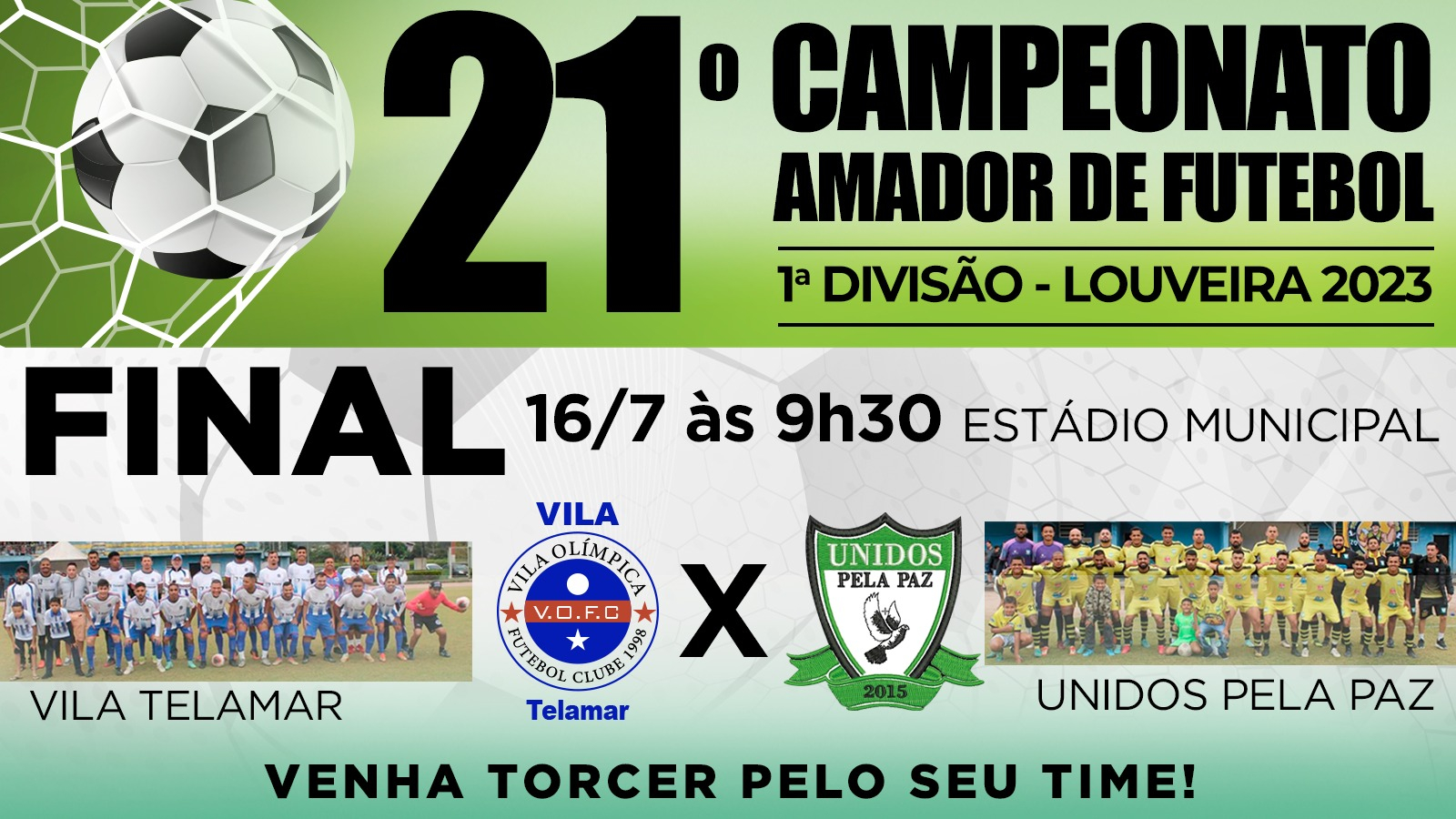 Final do Campeonato Municipal de Futebol Amador 1 Divisão