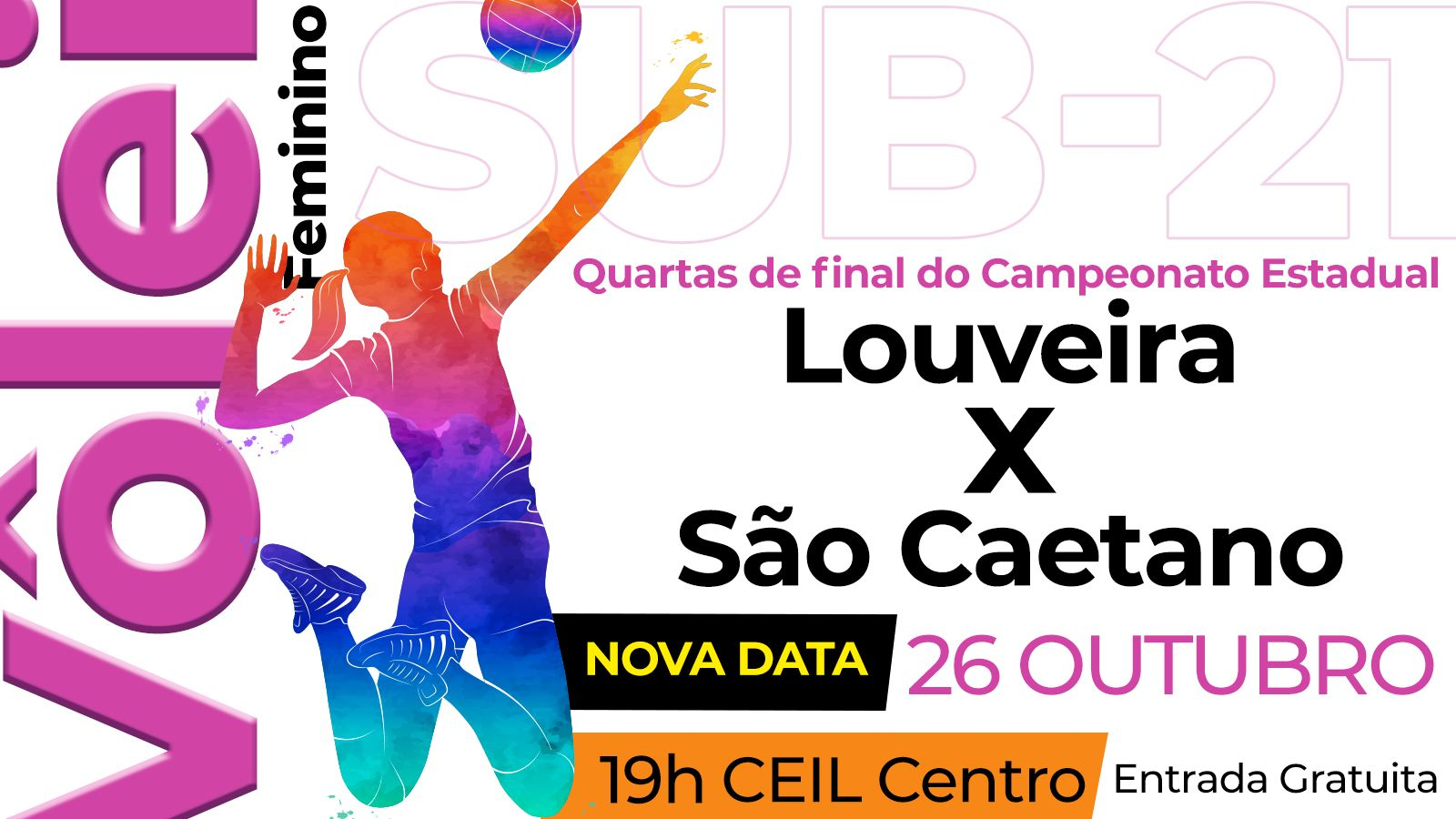 Jogo da Equipe Feminina de Louveira pelo Paulista de Vôlei Sub-21 é  remarcado para esta quinta-feira (26)