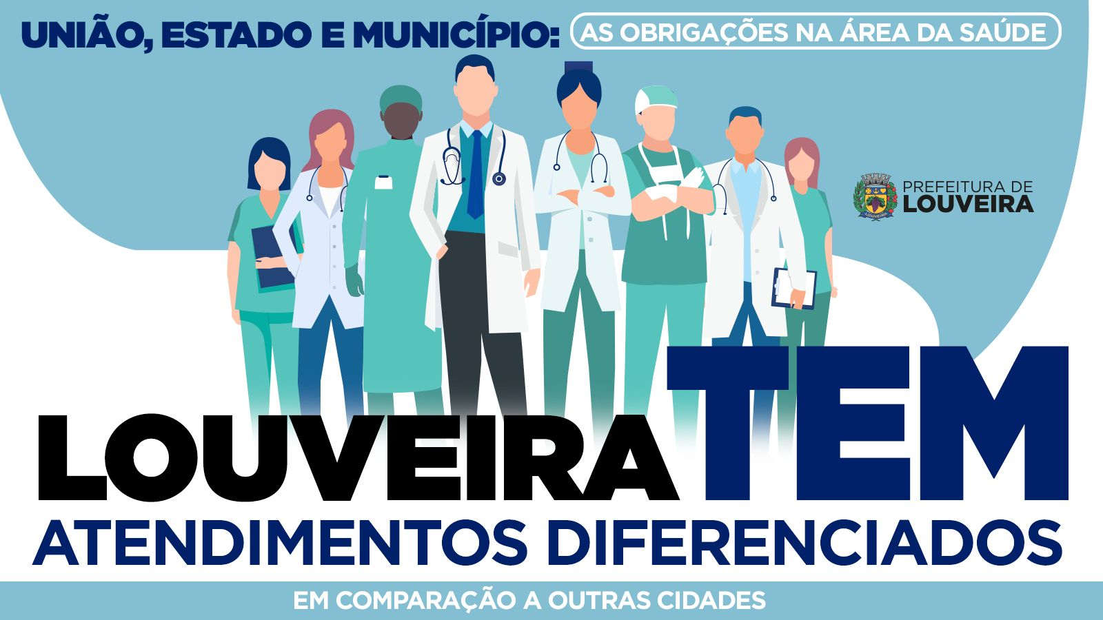 União, Estado e Município: Louveira apresenta atendimentos diferenciados na  área da saúde