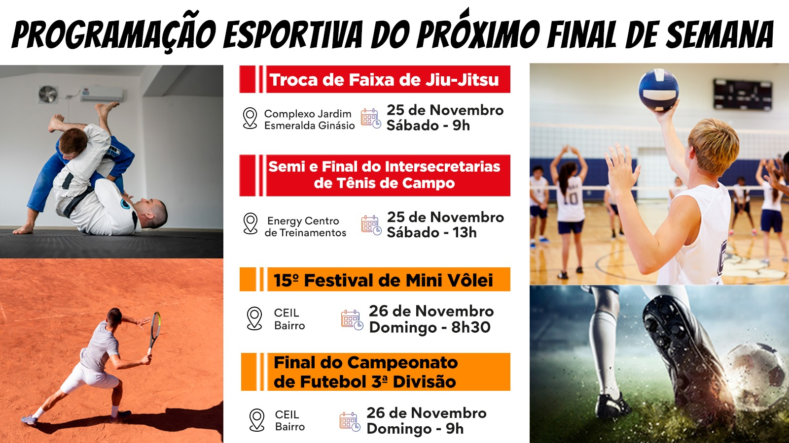 LDA - Super Liga de Eventos Esportivos, Social e Jogos de Salão.